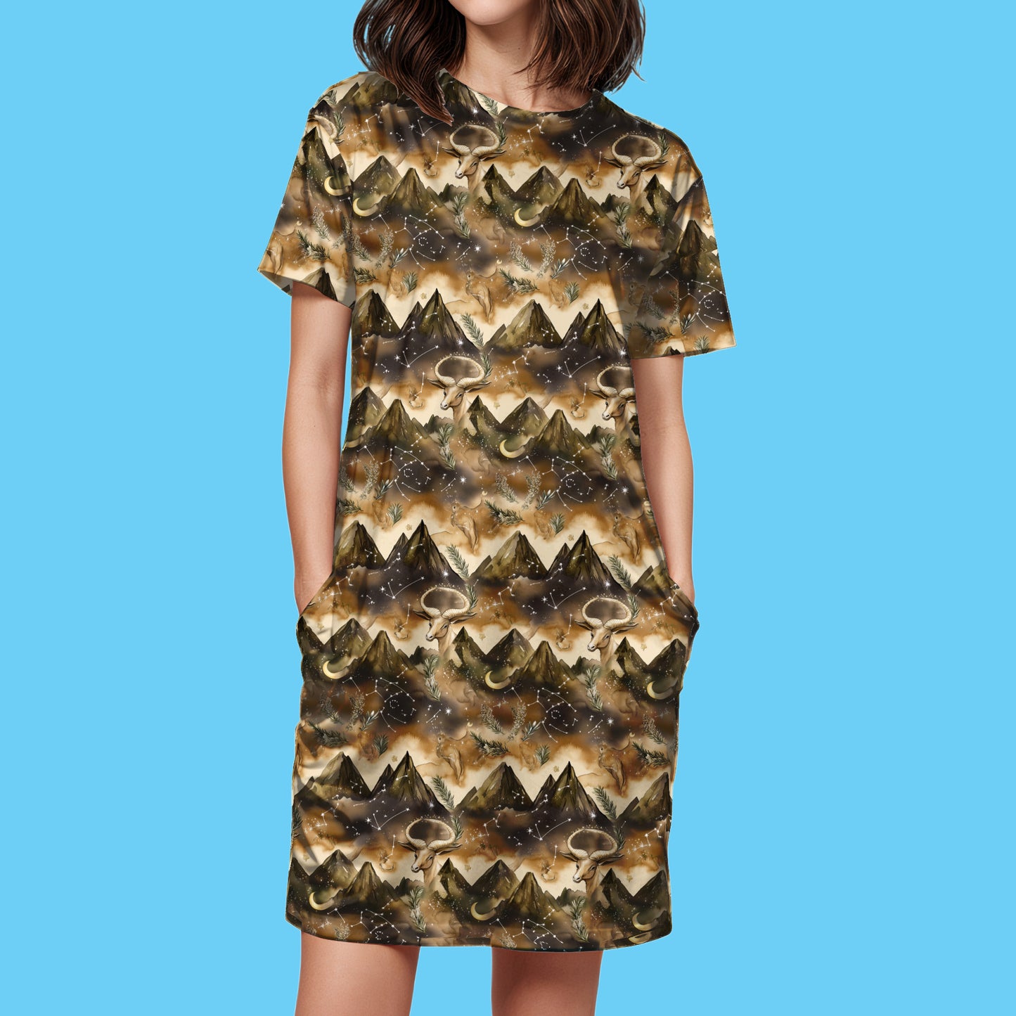 Capricorn T-Shirt Dress