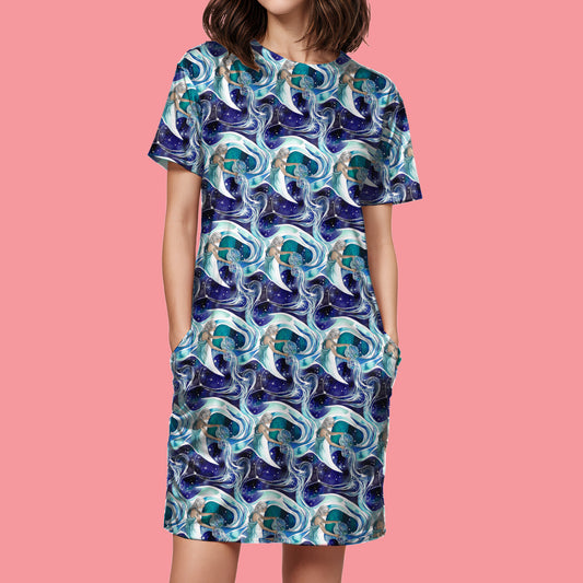 Aquarius T-Shirt Dress