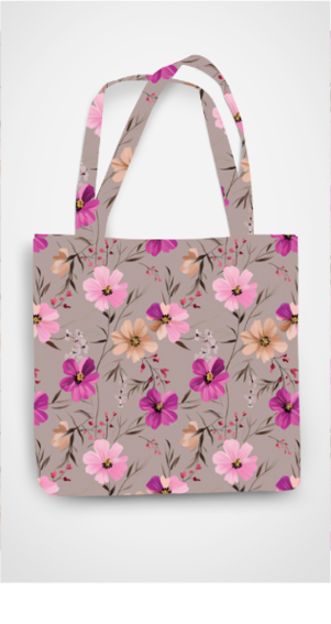 Cosmos Cotton Tote Bag