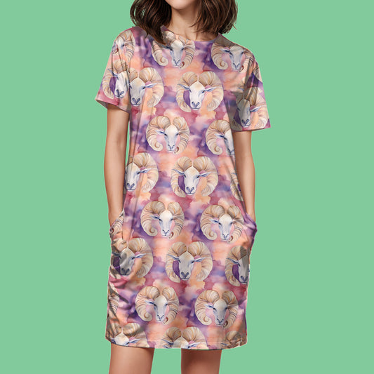 Aries T-Shirt Dress