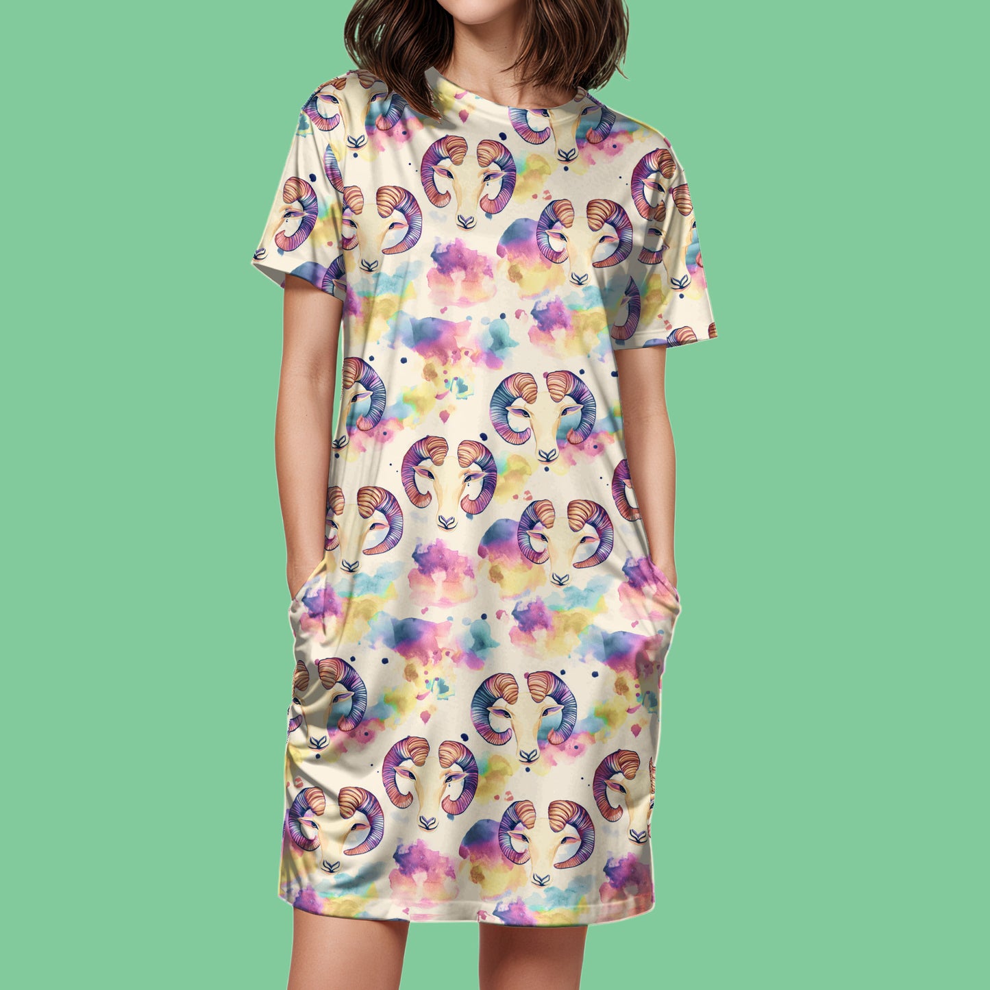 Aries T-Shirt Dress