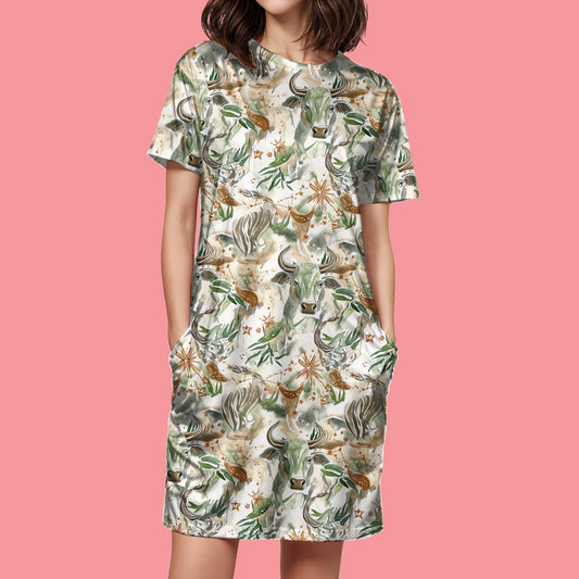 Taurus T-Shirt Dress