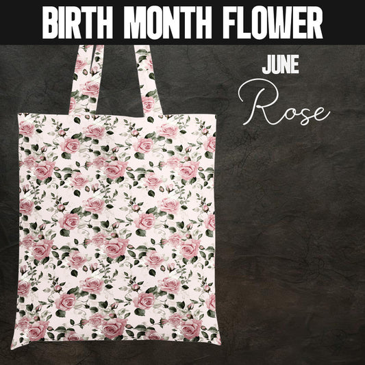 Rose Cotton Tote Bag