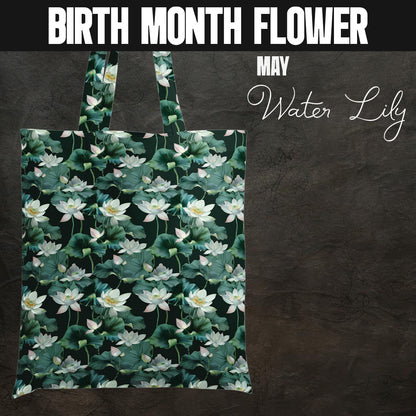 Water lily Cotton Tote Bag