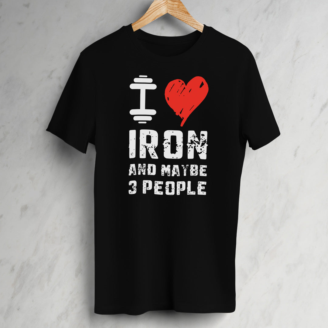 Love Iron + 3 People Unisex T-Shirt