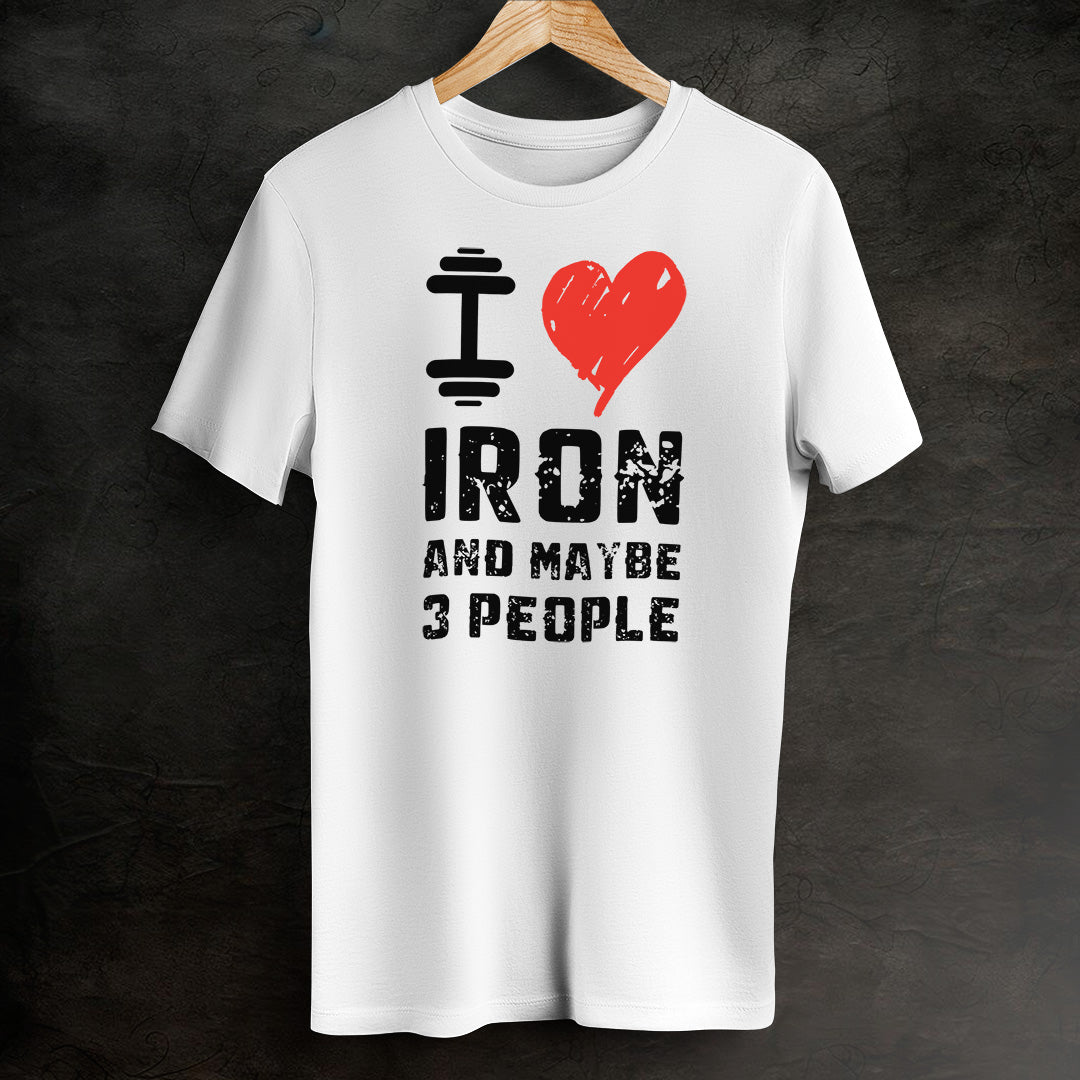 Love Iron + 3 People Unisex T-Shirt