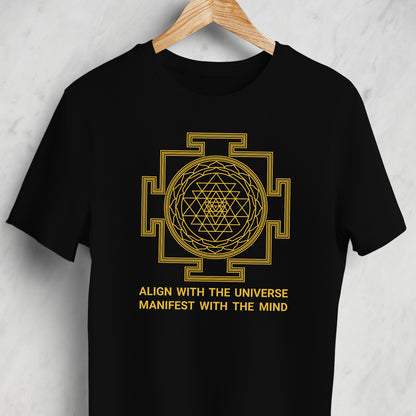 Shree Yantra: Black Unisex T-Shirt