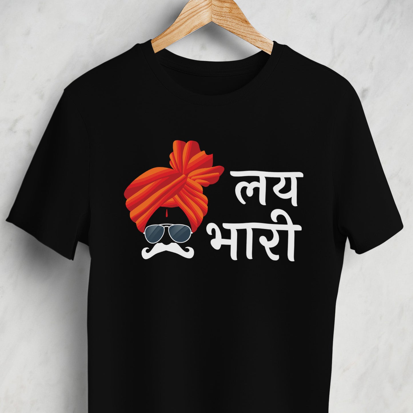 Lay Bhari: Black Unisex T-Shirt