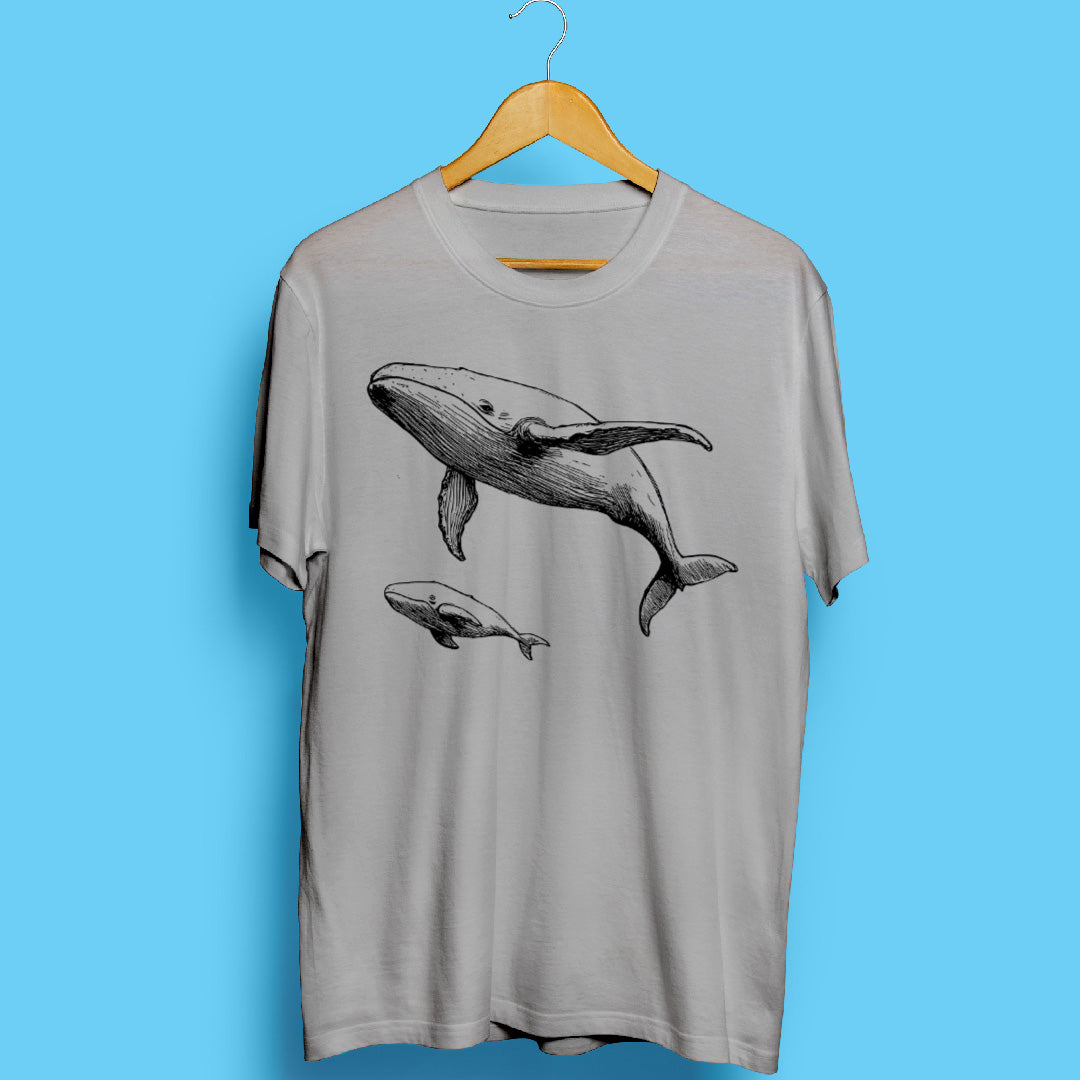 Baby & Mom Whales Unisex T-Shirt