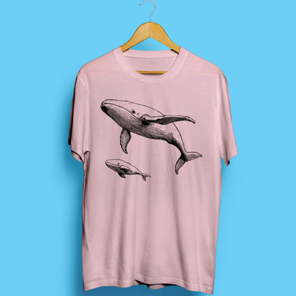 Baby & Mom Whales Unisex T-Shirt