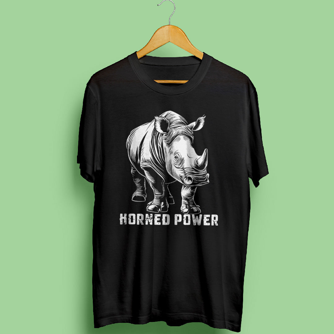 Rhino Horned Power Unisex T-Shirt