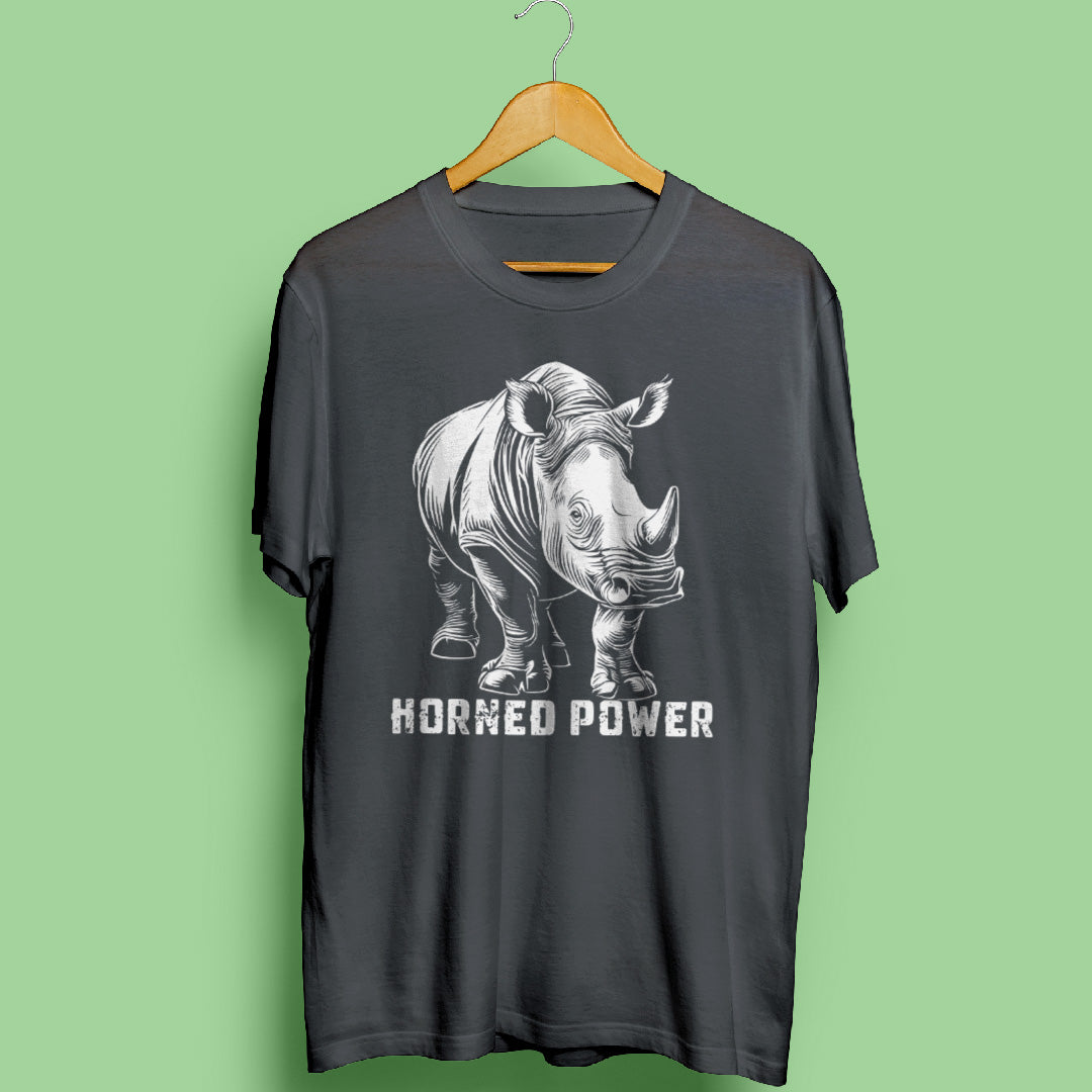 Rhino Horned Power Unisex T-Shirt