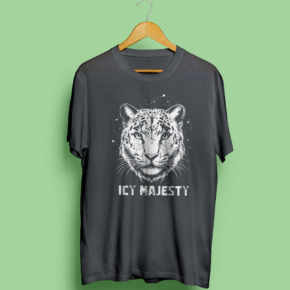 Snow Leopard Ice Majesty Unisex T-Shirt