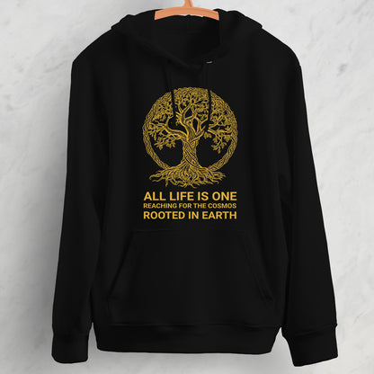 Tree Of Life : Black Hoodie Sweatshirt