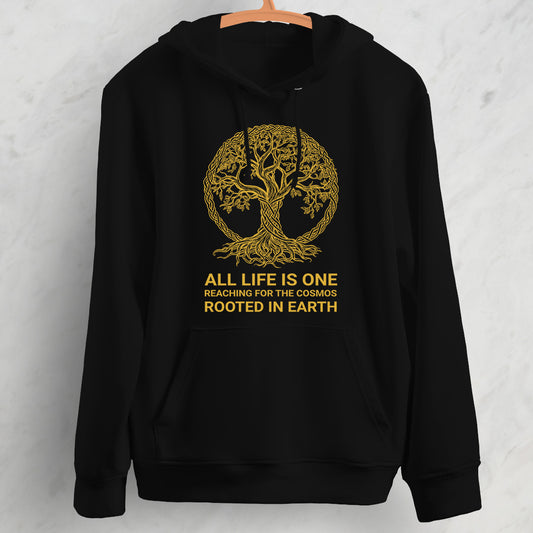 Tree Of Life : Black Hoodie Sweatshirt